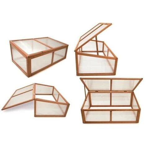 HECHT Serre En Bois Jardin Chassis De Couche Herba 100 X 40 X 60 Cm 4 HECHT Serre En Bois Jardin Chassis De Couche Herba 100 X 40 X 60 Cm – Image 2