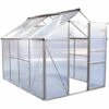 HABITAT ET JARDIN Serre Jardin Polycarbonate "Hortensia" 4,8m² -France Serre de jardin Soldes 2022 10972939 1