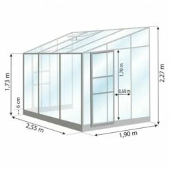 LAMS Serre Mélissa IDA 5200 De 4.90 M², Couleur Aluminium - Aluminium 9 LAMS Serre Mélissa IDA 5200 De 4.90 M², Couleur Aluminium - Aluminium -France Serre de jardin Soldes 2022 11120967 4