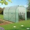 IDMARKET Serre Tunnel De Jardin 6M² Verte Gamme Maraîchère ROMA 2x3M - Vert -France Serre de jardin Soldes 2022 11274280 1