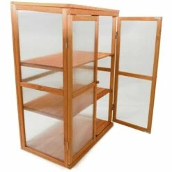 HECHT Serre En Bois Jardin Châssis 3 étagères Modèle : Printemps 76x47x110,5cm -France Serre de jardin Soldes 2022 11499499 2