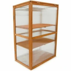 HECHT Serre En Bois Jardin Châssis 3 étagères Modèle : Printemps 76x47x110,5cm -France Serre de jardin Soldes 2022 11499499 3