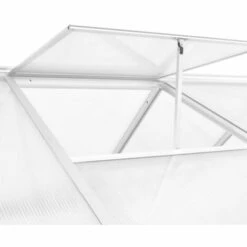 VidaXL Serre Aluminium 421x190x195 Cm 15,6 M³ - Transparent -France Serre de jardin Soldes 2022 11742106 5