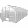 VidaXL Serre Aluminium 481x250x195 Cm 23,44 M³ - Transparent 2 VidaXL Serre Aluminium 481x250x195 Cm 23,44 M³ - Transparent -France Serre de jardin Soldes 2022 11742107 1
