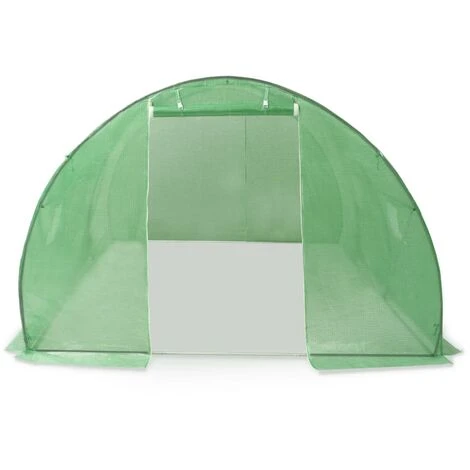 VidaXL Serre 13,5 M² 450x300x200 Cm - Vert 7 VidaXL Serre 13,5 M² 450x300x200 Cm - Vert – Image 5