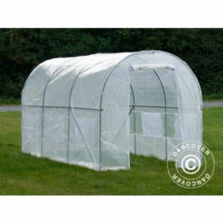 DANCOVER Serre Tunnel 2x4,5x2m, 9m², Transparent - Transparent 9 DANCOVER Serre Tunnel 2x4,5x2m, 9m², Transparent - Transparent -France Serre de jardin Soldes 2022 12728238 3