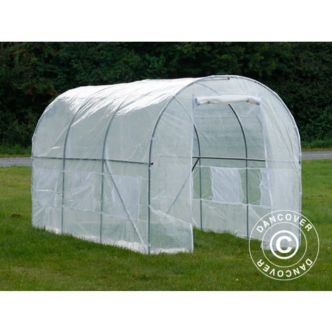 DANCOVER Serre Tunnel 2x4,5x2m, 9m², Transparent - Transparent 5 DANCOVER Serre Tunnel 2x4,5x2m, 9m², Transparent - Transparent – Image 3