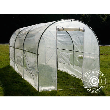 DANCOVER Serre Tunnel 2x4,5x2m, 9m², Transparent - Transparent 7 DANCOVER Serre Tunnel 2x4,5x2m, 9m², Transparent - Transparent – Image 5