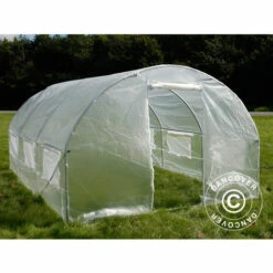 DANCOVER Serre Tunnel 3x4,5x2m, 13,5m², Transparent - Transparent