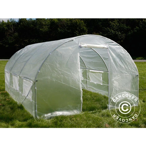 DANCOVER Serre Tunnel 3x4,5x2m, 13,5m², Transparent - Transparent 3 DANCOVER Serre Tunnel 3x4,5x2m, 13,5m², Transparent - Transparent