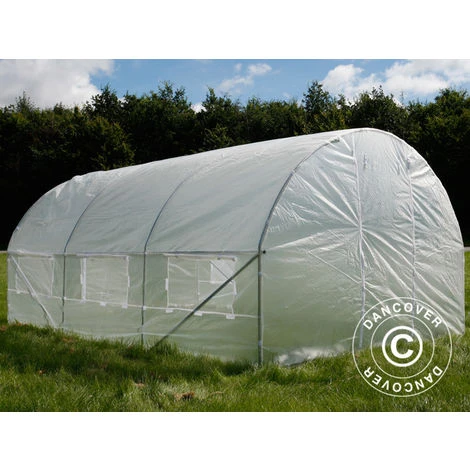 DANCOVER Serre Tunnel 3x4,5x2m, 13,5m², Transparent - Transparent 4 DANCOVER Serre Tunnel 3x4,5x2m, 13,5m², Transparent - Transparent – Image 2
