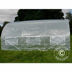 DANCOVER Serre Tunnel 3x4,5x2m, 13,5m², Transparent - Transparent 9 DANCOVER Serre Tunnel 3x4,5x2m, 13,5m², Transparent - Transparent -France Serre de jardin Soldes 2022 12728256 3
