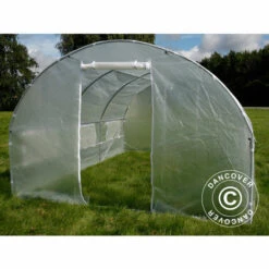 DANCOVER Serre Tunnel 3x4,5x2m, 13,5m², Transparent - Transparent 10 DANCOVER Serre Tunnel 3x4,5x2m, 13,5m², Transparent - Transparent -France Serre de jardin Soldes 2022 12728256 4