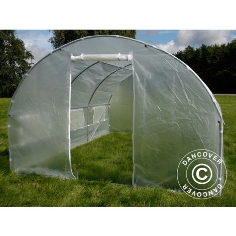 DANCOVER Serre Tunnel 3x4,5x2m, 13,5m², Transparent - Transparent 6 DANCOVER Serre Tunnel 3x4,5x2m, 13,5m², Transparent - Transparent – Image 4