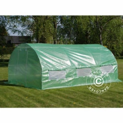 DANCOVER Serre Tunnel 3x4,5x2m, 13,5m², Vert - Vert