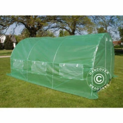 DANCOVER Serre Tunnel 3x4,5x2m, 13,5m², Vert - Vert -France Serre de jardin Soldes 2022 12728260 5