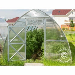 DANCOVER Serre En Polycarbonate, Arrow 5,2m², 2,6x2m, Argent - Argenté -France Serre de jardin Soldes 2022 12728337 5