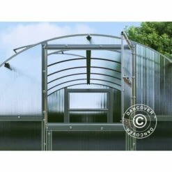 DANCOVER Serre Polycarbonate TITAN Arch 280, 18m², 3x6m, Argent - Argenté -France Serre de jardin Soldes 2022 12728367 3