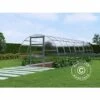 DANCOVER Serre Polycarbonate TITAN Arch 280, 24m², 3x8m, Argent - Argenté -France Serre de jardin Soldes 2022 12728368 1