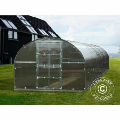 DANCOVER Serre Polycarbonate TITAN Arch 320, 30m², 3x10m, Argent - Argenté 8 DANCOVER Serre Polycarbonate TITAN Arch 320, 30m², 3x10m, Argent - Argenté -France Serre de jardin Soldes 2022 12728386 2