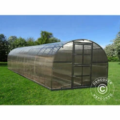 DANCOVER Serre Polycarbonate TITAN Arch 320, 30m², 3x10m, Argent - Argenté 11 DANCOVER Serre Polycarbonate TITAN Arch 320, 30m², 3x10m, Argent - Argenté -France Serre de jardin Soldes 2022 12728386 5