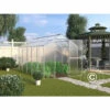 DANCOVER Serre Polycarbonate TITAN Classic 240, 6,6m², 2x3,3m, Argent - Argenté -France Serre de jardin Soldes 2022 12728396 1