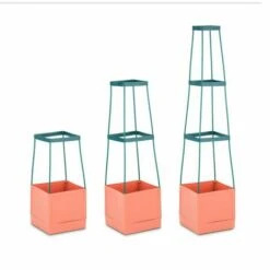 Waldbeck Tomato Tower Lot 2 Pots Plantes Tomates 25x150x25cm Tuteur Polypropylèn -France Serre de jardin Soldes 2022 12991085 4