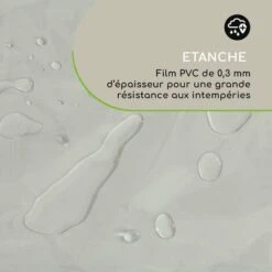 Blumfeldt High Grow Top 200 Toit Pour Potager Surélevé 200 X 115 X 100 Tube D'acier PVC