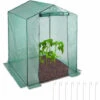 Relaxdays Serre De Jardin Tomates 200x155x155 Cm Porte Serre Tomates Bâche Housse Vert Porte Enroulable, Vert -France Serre de jardin Soldes 2022 13235355 1