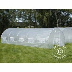 DANCOVER Serre Tunnel 4x10,6x2m, 42,4m², Transparent - Transparent -France Serre de jardin Soldes 2022 13237226 3