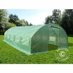 DANCOVER Serre Tunnel 4x6,6x2m, 26,4m², Vert - Vert -France Serre de jardin Soldes 2022 13237227 3