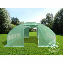 DANCOVER Serre Tunnel 4x6,6x2m, 26,4m², Vert - Vert -France Serre de jardin Soldes 2022 13237227 5