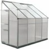 HABITAT ET JARDIN SERRE JARDIN POLYCARBONATE CAMELIA - 3,15 M² - Argenté.