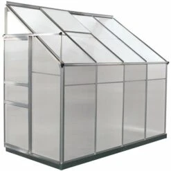 HABITAT ET JARDIN SERRE JARDIN POLYCARBONATE CAMELIA - 3,15 M² - Argenté.