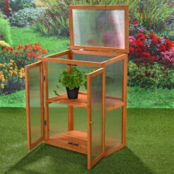 MUCOLA Serre Avec 2 Portes, Jardin, Balcon, Maison De La Culture, Maison De Plantation, Serre Du Cabinet -France Serre de jardin Soldes 2022 13600853 5