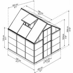 Palram - Canopia | Serre De Jardin Hybrid 3.4m² Verte 11 Palram - Canopia | Serre De Jardin Hybrid 3.4m² Verte -France Serre de jardin Soldes 2022 13736044 5