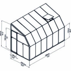 Palram - Canopia | Véranda Sun Room 2X4 Blanche 9 Palram - Canopia | Véranda Sun Room 2X4 Blanche -France Serre de jardin Soldes 2022 13736192 4