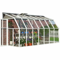 Palram - Canopia | Véranda Sun Room 2X4.5 Blanche -France Serre de jardin Soldes 2022 13736193 2