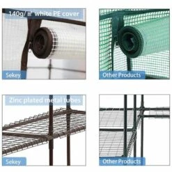 Sekey Serre De Jardin 143 X 143 X 195 Cm -France Serre de jardin Soldes 2022 13755812 3