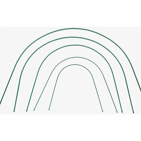 DIRECT FILET Lot De 10 Arceaux Rigides Plastifiés Pour Serre Tunnel | 1,20 M 3 DIRECT FILET Lot De 10 Arceaux Rigides Plastifiés Pour Serre Tunnel | 1,20 M