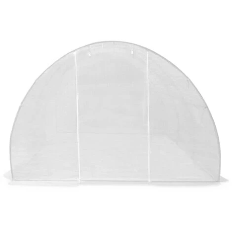 VidaXL Serre 13,5 M² 450x300x200 Cm - Blanc 7 VidaXL Serre 13,5 M² 450x300x200 Cm - Blanc – Image 5