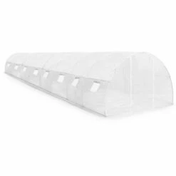 VidaXL Serre 36 M² 1200x300x200 Cm - Blanc -France Serre de jardin Soldes 2022 14984527 3