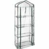 HI Serre Avec 4 étagères 59 X 31 X 160 Cm - Transparent -France Serre de jardin Soldes 2022 15011273 1