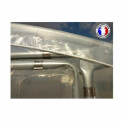 ATOUT LOISIR Serre Tunnel PRO-230 Larg 2.30 M, L 3 M, Façade 1 Porte Simple Et 1 Façade Pleine -France Serre de jardin Soldes 2022 15011859 5