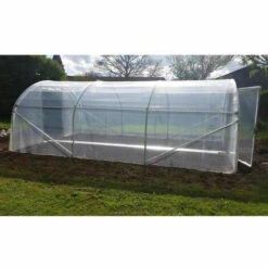 ATOUT LOISIR Serre Tunnel PRO-400 Larg 4 M , L 4 M, Façade 1 Porte Simple Et 1 Façade Pleine -France Serre de jardin Soldes 2022 15011876 2