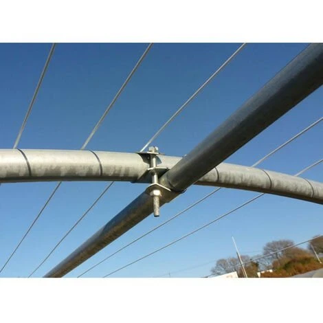 ATOUT LOISIR Serre Tunnel PRO-450 Larg 4.50 M, L 4 M, Façade 1 Porte Simple Et 1 Façade Pleine 5 ATOUT LOISIR Serre Tunnel PRO-450 Larg 4.50 M, L 4 M, Façade 1 Porte Simple Et 1 Façade Pleine – Image 3