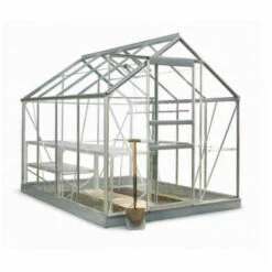 HALLS Serre En Verre Horticole Popular 86 - 5 M², Couleur Silver, Base Sans Base - Silver 11 HALLS Serre En Verre Horticole Popular 86 - 5 M², Couleur Silver, Base Sans Base - Silver -France Serre de jardin Soldes 2022 16255989 5
