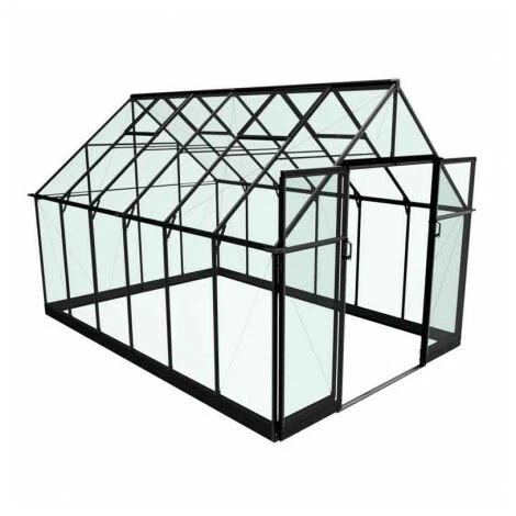HALLS Serre En Verre Trempé Qube+ 812 - 9.90 M², Base Sans Base 6 HALLS Serre En Verre Trempé Qube+ 812 - 9.90 M², Base Sans Base – Image 4