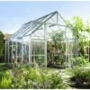 HALLS Serre En Verre Trempé Magnum 108 - 8.30 M², Couleur Silver, Base Base Black - Silver 1 HALLS Serre En Verre Trempé Magnum 108 - 8.30 M², Couleur Silver, Base Base Black - Silver -France Serre de jardin Soldes 2022 16498197 1