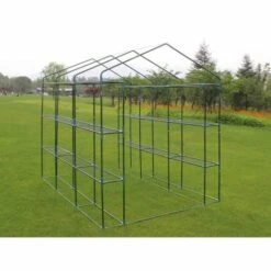 HABITAT ET JARDIN SERRE TOMATE PETUNIA- 4.4M² - 2.5 X 1.7 X 2.1 M - Vert. 8 HABITAT ET JARDIN SERRE TOMATE PETUNIA- 4.4M² - 2.5 X 1.7 X 2.1 M - Vert. -France Serre de jardin Soldes 2022 164994 3